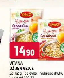 Terno Vitana už jen vejce polévka nabídka