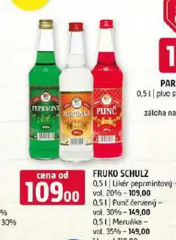 Fruko schulz punč červený