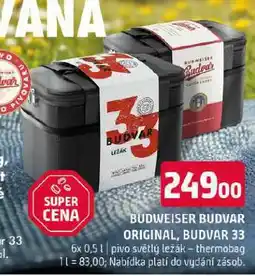 Terno Pivo budvar 33 nabídka