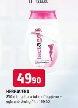 Terno Herbavera gel pro intimní hygienu nabídka