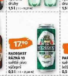 Terno Pivo radegast rázná 10 nabídka