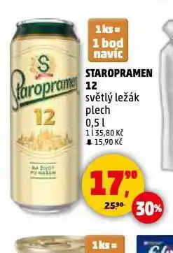 Penny Market Pivo staropramen 12 nabídka