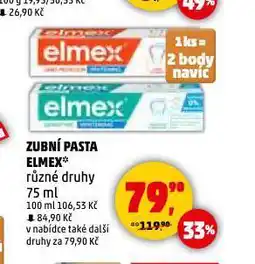 Penny Market Elmex zubní pasta nabídka