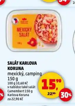 Penny Market Salát mexický, camping nabídka