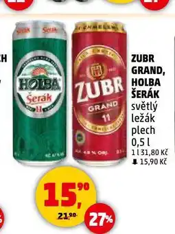 Penny Market Pivo holba šerák nabídka
