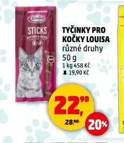 Penny Market Louisa tyčinky pro kočky nabídka