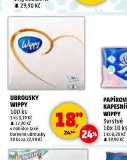 Penny Market Wippy ubrousky nabídka