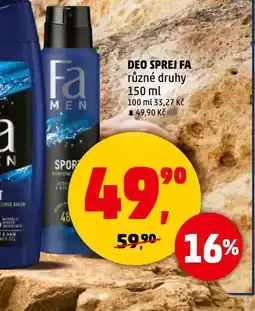 Penny Market Fa deo sprej nabídka