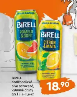 Terno BIRELL nealkoholické pivo ochucené nabídka
