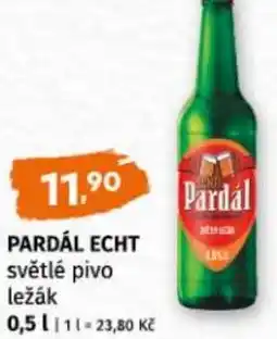 Terno Pardál echt světlé pivo ležák nabídka