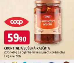 Terno Coop italia sušená rajčata nabídka