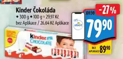 Albert Kinder Čokoláda nabídka
