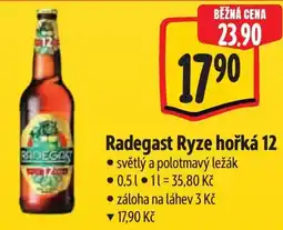 Albert Radegast Ryze hořká 12 nabídka