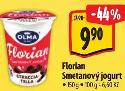 Albert OLMA Florian Smetanový jogurt nabídka