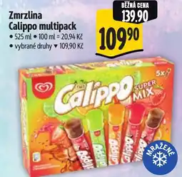 Albert Zmrzlina Calippo multipack nabídka