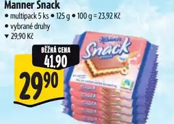 Albert Manner Snack nabídka