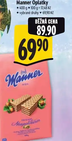 Albert Manner Oplatky nabídka