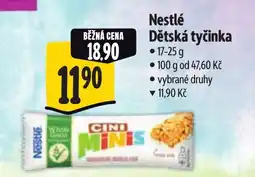 Albert Nestlé Dětská tyčinka nabídka