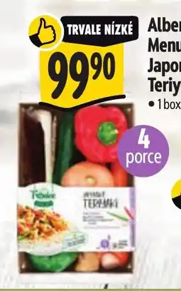 Albert Albert Menu box Japonské Teriyaki nabídka