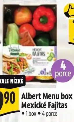 Albert Albert Menu box Mexické Fajitas nabídka