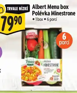 Albert Albert Menu box Polévka Minestrone nabídka