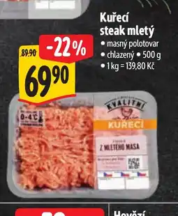 Albert Kuřecí steak mletý nabídka