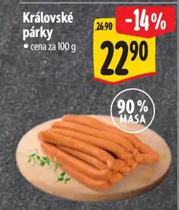 Albert Královské párky nabídka