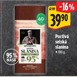 Albert Poctivá selská slanina nabídka
