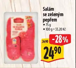 Albert Salám se zeleným pepřem nabídka