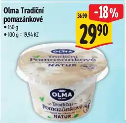 Albert OLMA Tradiční pomazánkové nabídka