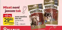 Flop AKINU MASÍČKA PRO PSY různé druhy 75 g nabídka