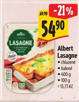 Albert Albert Lasagne nabídka