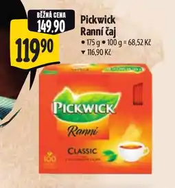 Albert PICKWICK Ranní čaj nabídka