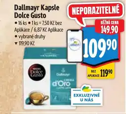 Albert Dallmayr Kapsle Dolce Gusto nabídka
