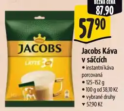 Albert JACOBS Káva v sáčcích nabídka