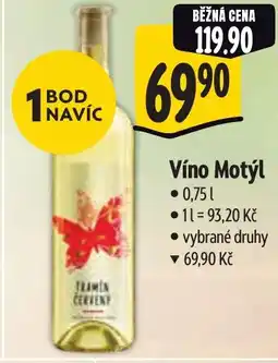 Albert Víno Motýl nabídka