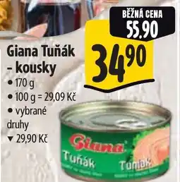 Albert Giana Tuňák - kousky nabídka