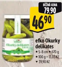 Albert EFKO Okurky delikates nabídka