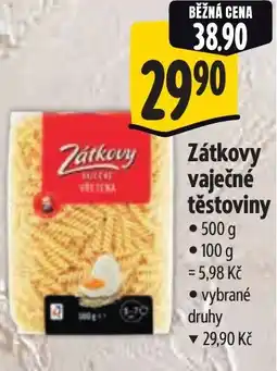 Albert Zátkovy vaječné těstoviny nabídka