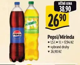 Albert PEPSI/MIRINDA nabídka