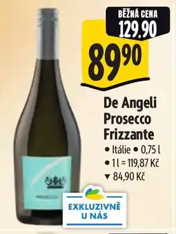 Albert De Angeli Prosecco Frizzante nabídka