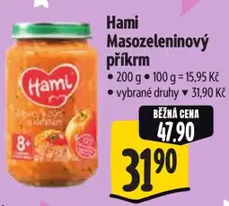 Albert Hami Masozeleninový příkrm nabídka
