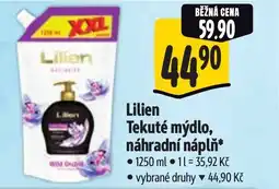 Albert Lilien Tekuté mýdlo, náhradní náplň nabídka