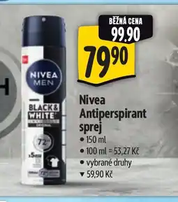 Albert NIVEA Antiperspirant sprej nabídka