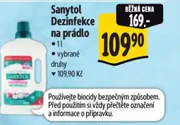 Albert SANYTOL Dezinfekce na prádlo nabídka
