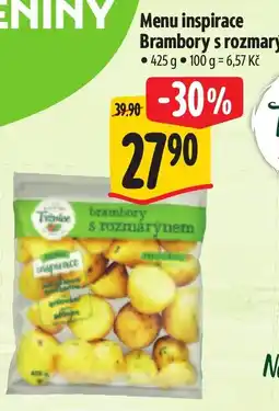 Albert Menu inspirace Brambory s rozmarýnem nabídka