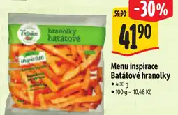 Albert Menu inspirace Batátové hranolky nabídka