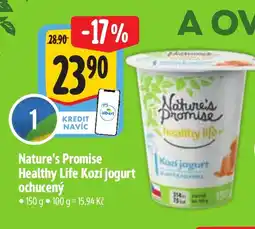 Albert Nature's Promise Healthy Life Kozí jogurt ochucený nabídka