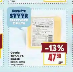 Billa Gouda 48% nabídka