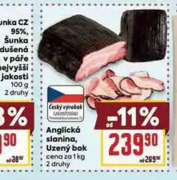 Billa Anglická slanina nabídka